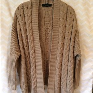 Tan cardigan